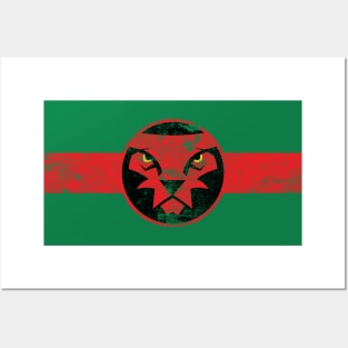 Wakanda flag 3 Posters and Art